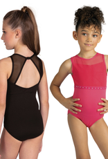 Danshuz 24131C -Alexa Leotard Bretelles Larges Enfant-NOIR