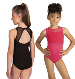 Danshuz 24131C -Alexa Leotard Bretelles Larges Enfant-NOIR