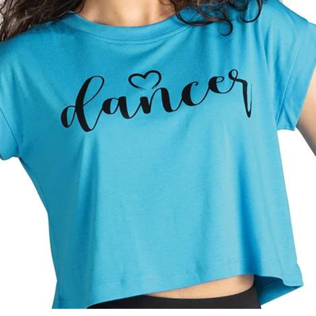 Danshuz 24313C-Child Heart Script Dance T-Shirt