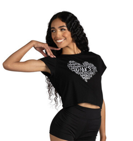 Danshuz 24319C-Child Dance Expressions Tee-BLACK