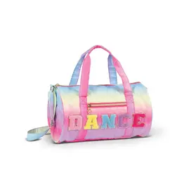 Danshuz B24501-Quilted Heart Rainbow Duffle Bag