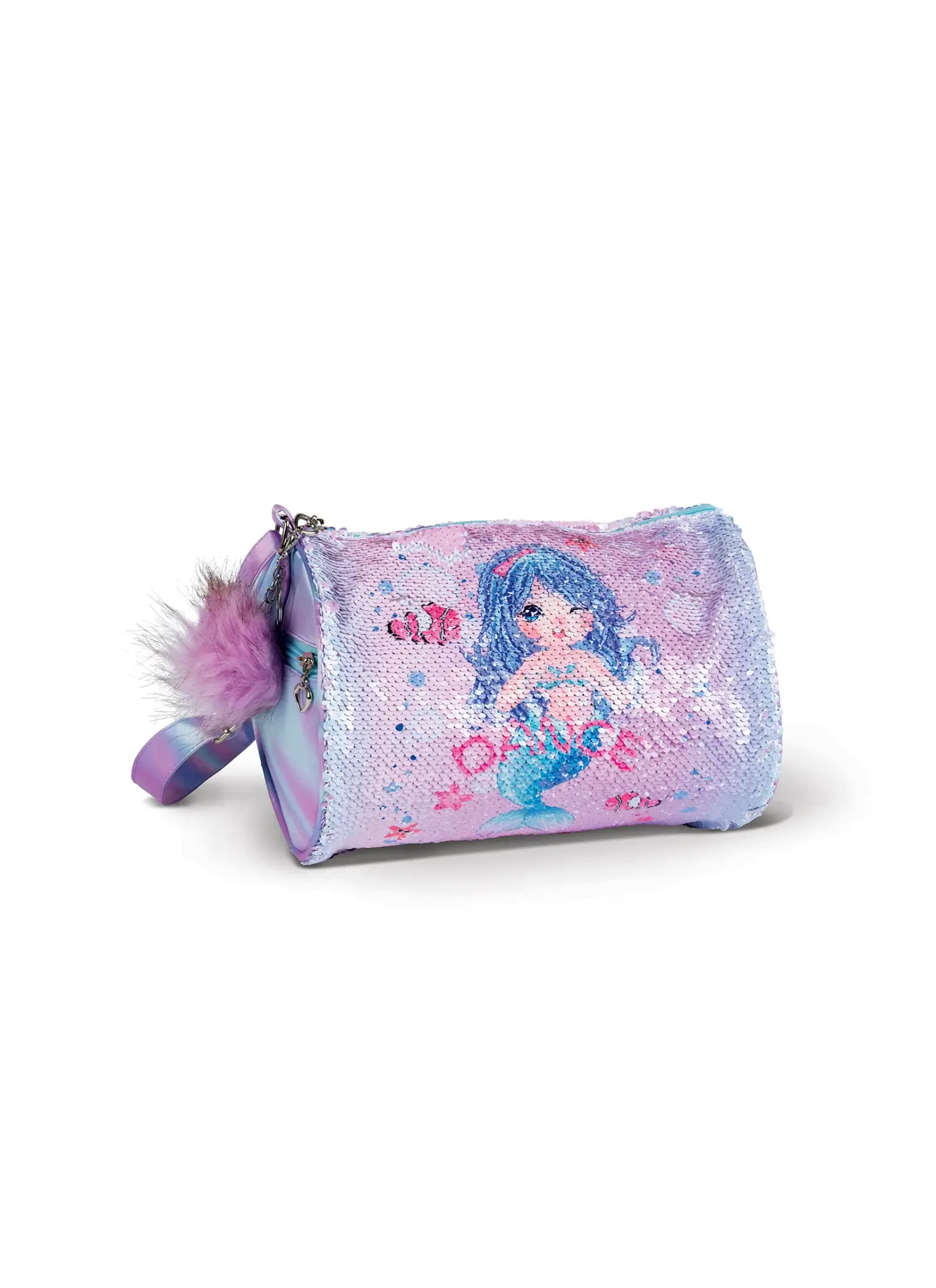 Danshuz B24505-Reversible Mermaid Sequin Duffle Bag