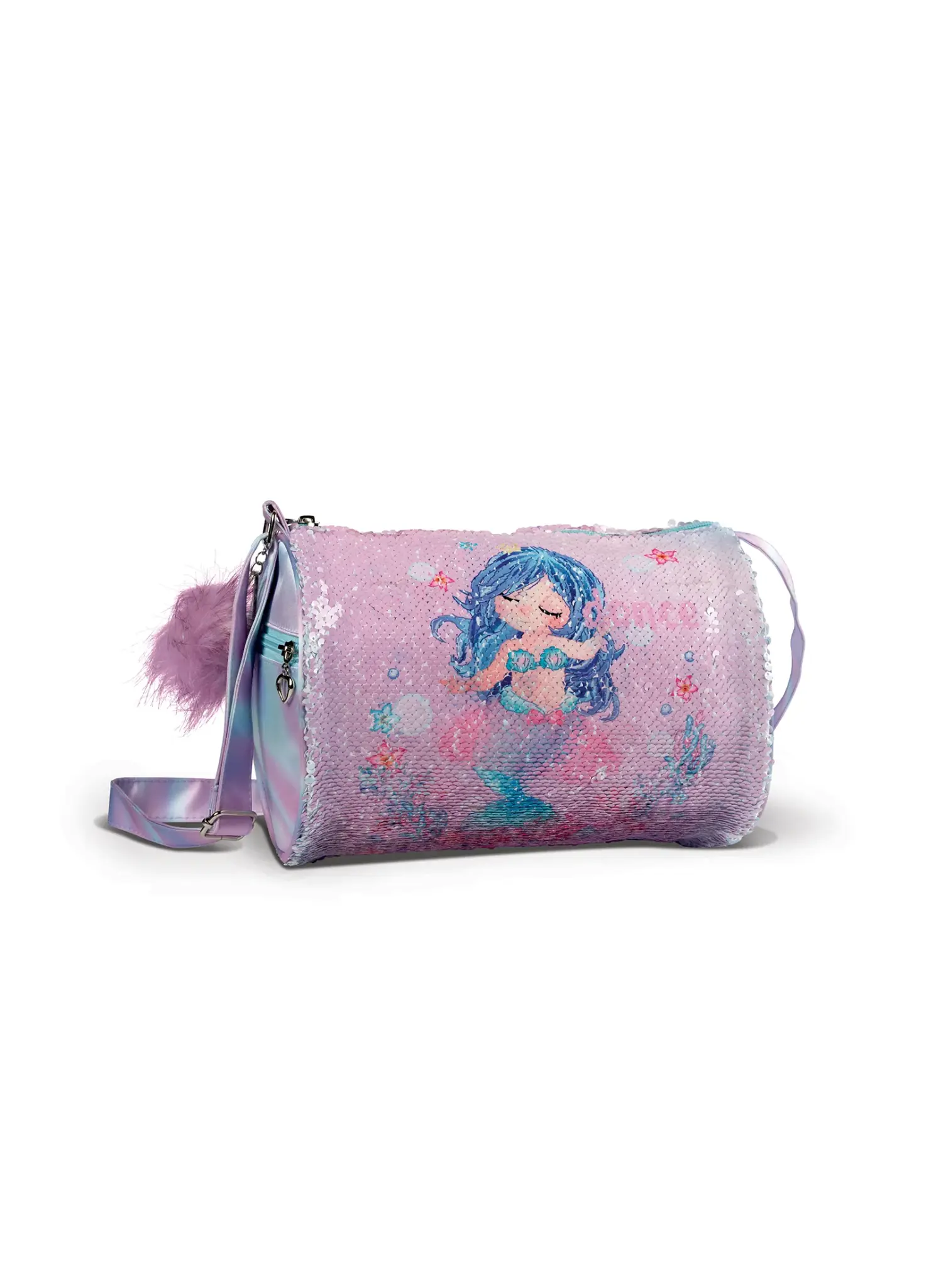 Danshuz B24505-Reversible Mermaid Sequin Duffle Bag