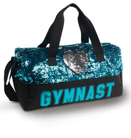 Danshuz B845-Sac Sport Gymnastique Coeur Paillettes