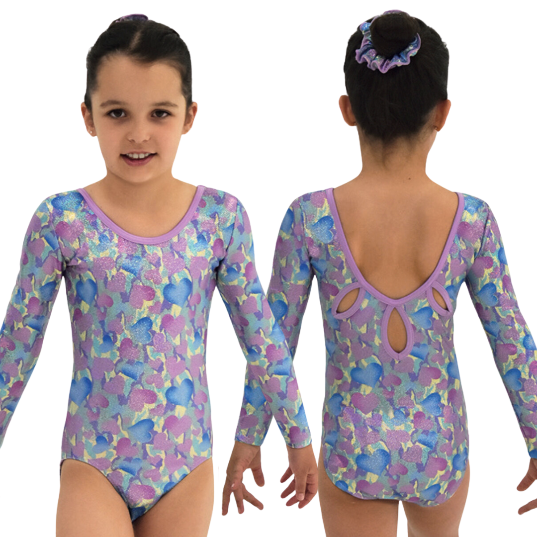 Mondor 7807-S6-Sweetheart Child Long Sleeves Leotard