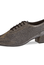 Diamant 093-034-509-A-Soulier de Danse 1.5" Semelle Suède-NOIR/ARGENT DORÉ BRILLANT