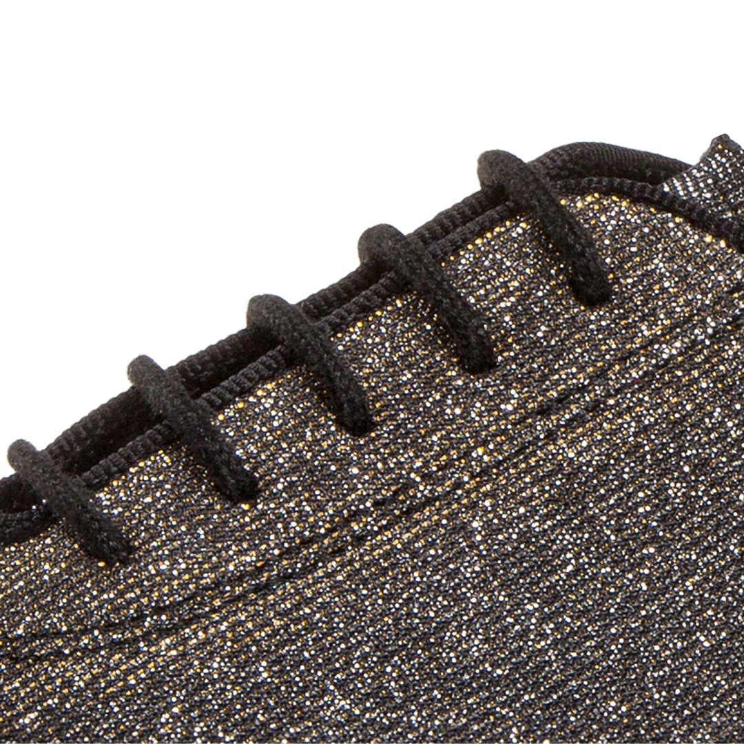 Diamant 093-034-509-A-Ballroom Shoes 1.5" Suede Sole-BLACK/SILVER GOLD SHINE