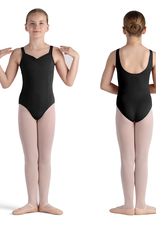 Bloch CL4265-Leotard Enfant Devant en Coeur avec Pince