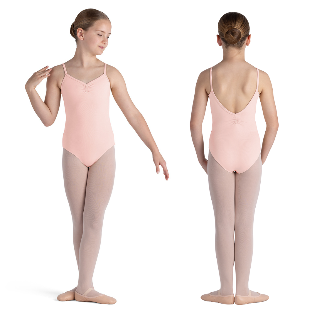 Bloch CL4257-Ari Child Camisole Leotard Front and Back Pinch