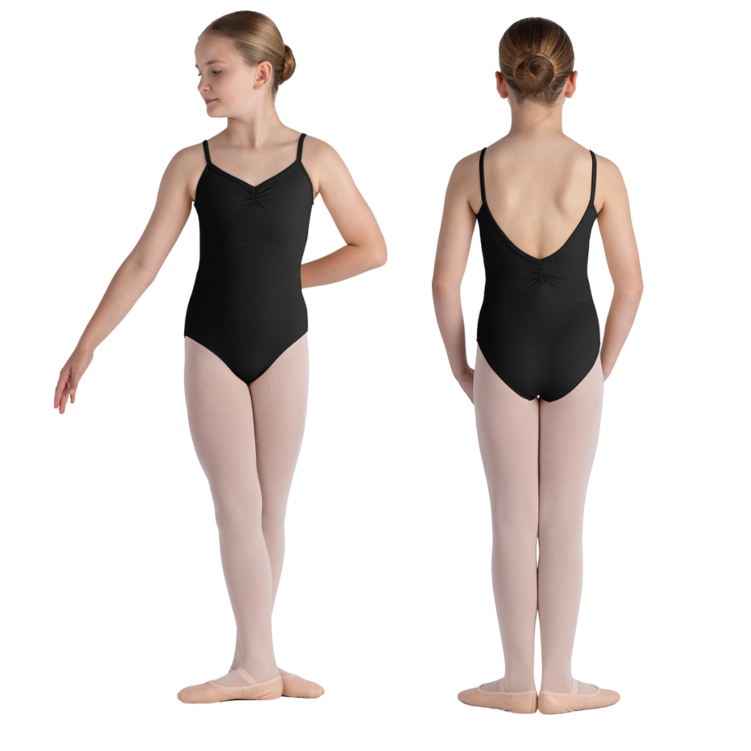 Bloch CL4257-Ari Child Camisole Leotard Front and Back Pinch