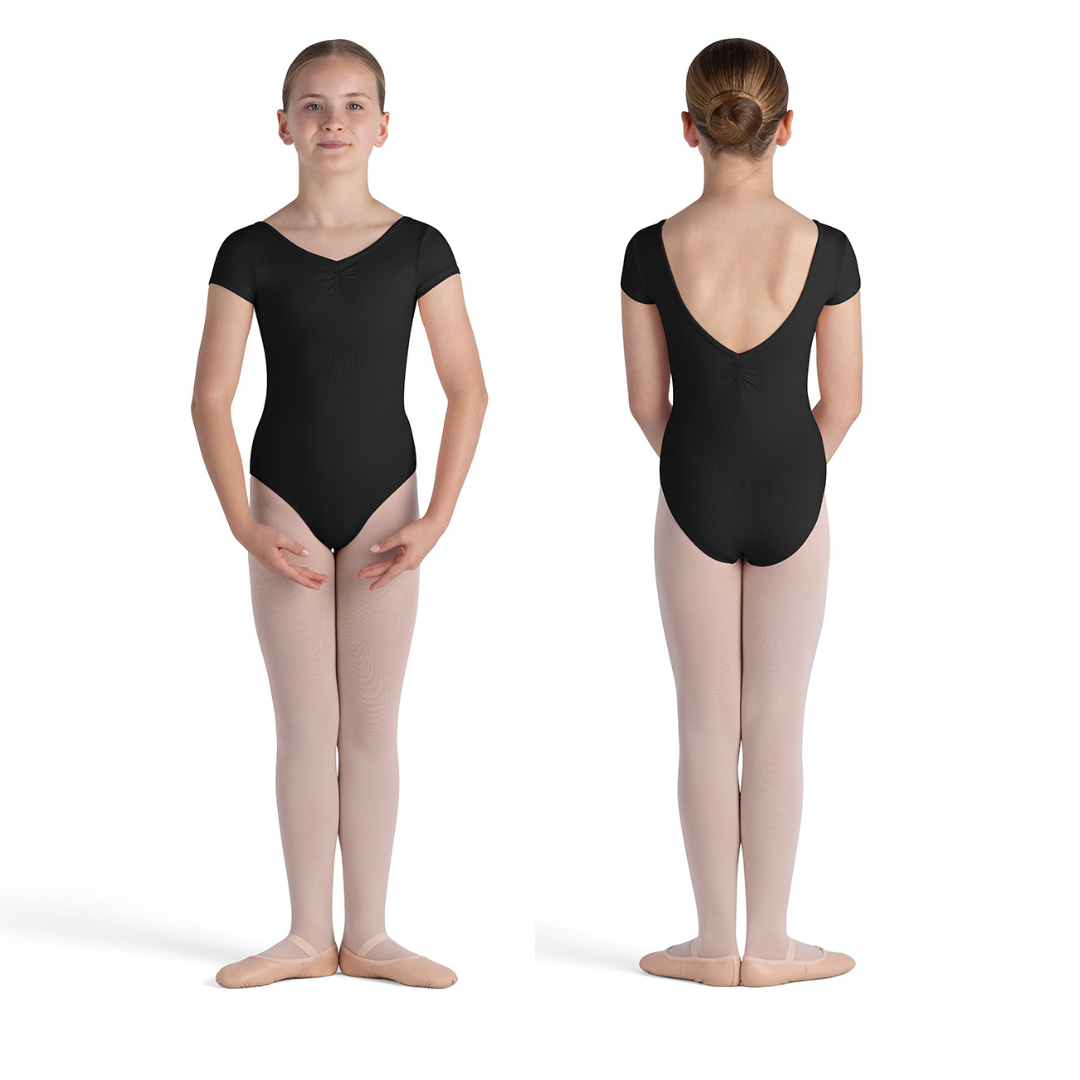 Bloch CL4262-Piper Leotard Enfant Manches Courtes