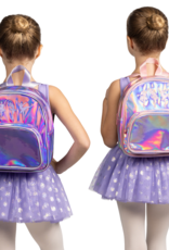 Mirella A808C-Girls Ballerina Iridecent Backpack