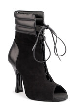 Portdance PD TATIANA-Soulier de Danse 3.5'' Semelle Suede Cuir Nubuck noir
