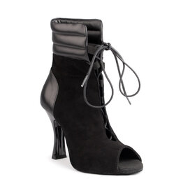 Portdance PD TATIANA-Soulier de Danse 3.5'' Semelle Suede Cuir Nubuck noir