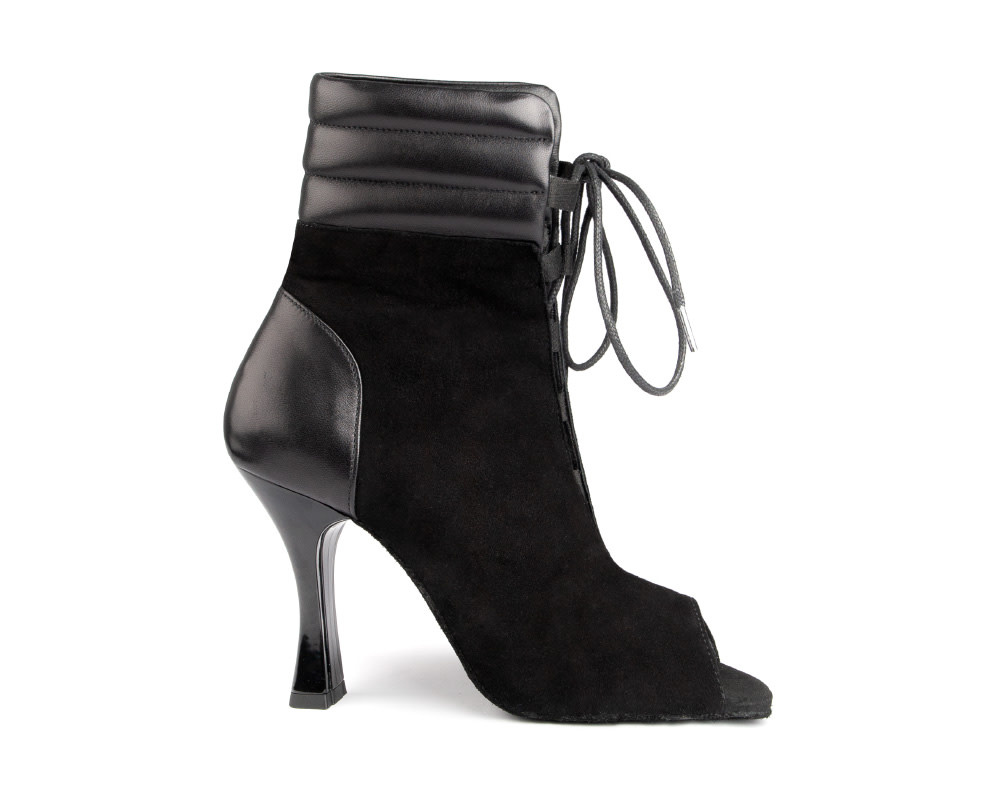 Portdance PD TATIANA-Soulier de Danse 3.5'' Semelle Suede Cuir Nubuck noir