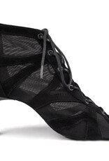 Portdance PD819-Soulier de Danse 2.2'' Semelle Suede  Nubuck Noir