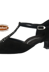 Diamant 010-011-101-Soulier de Danse 1.5'' Semelle Suede Strass-NOIR