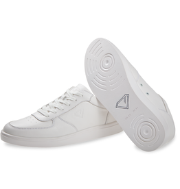 Diamant 212-502-033-Sneaker de Danse Unisexe Spin Point Cuir-BLANC