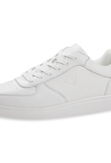 Diamant 212-502-033-Sneaker de Danse Unisexe Spin Point Cuir-BLANC