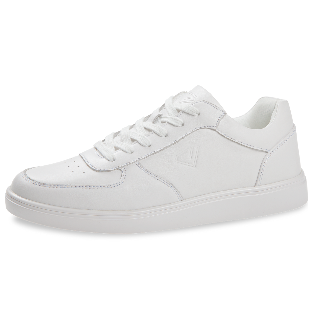 Diamant 212-502-033-Sneaker de Danse Unisexe Spin Point Cuir-BLANC
