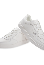 Diamant 212-502-033-Sneaker de Danse Unisexe Spin Point Cuir-BLANC