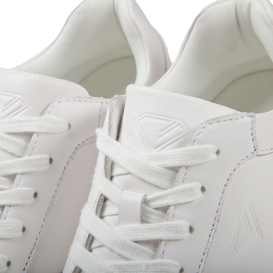 Diamant 212-502-033-Unisex Spin Point Dance Sneaker Leather-WHITE