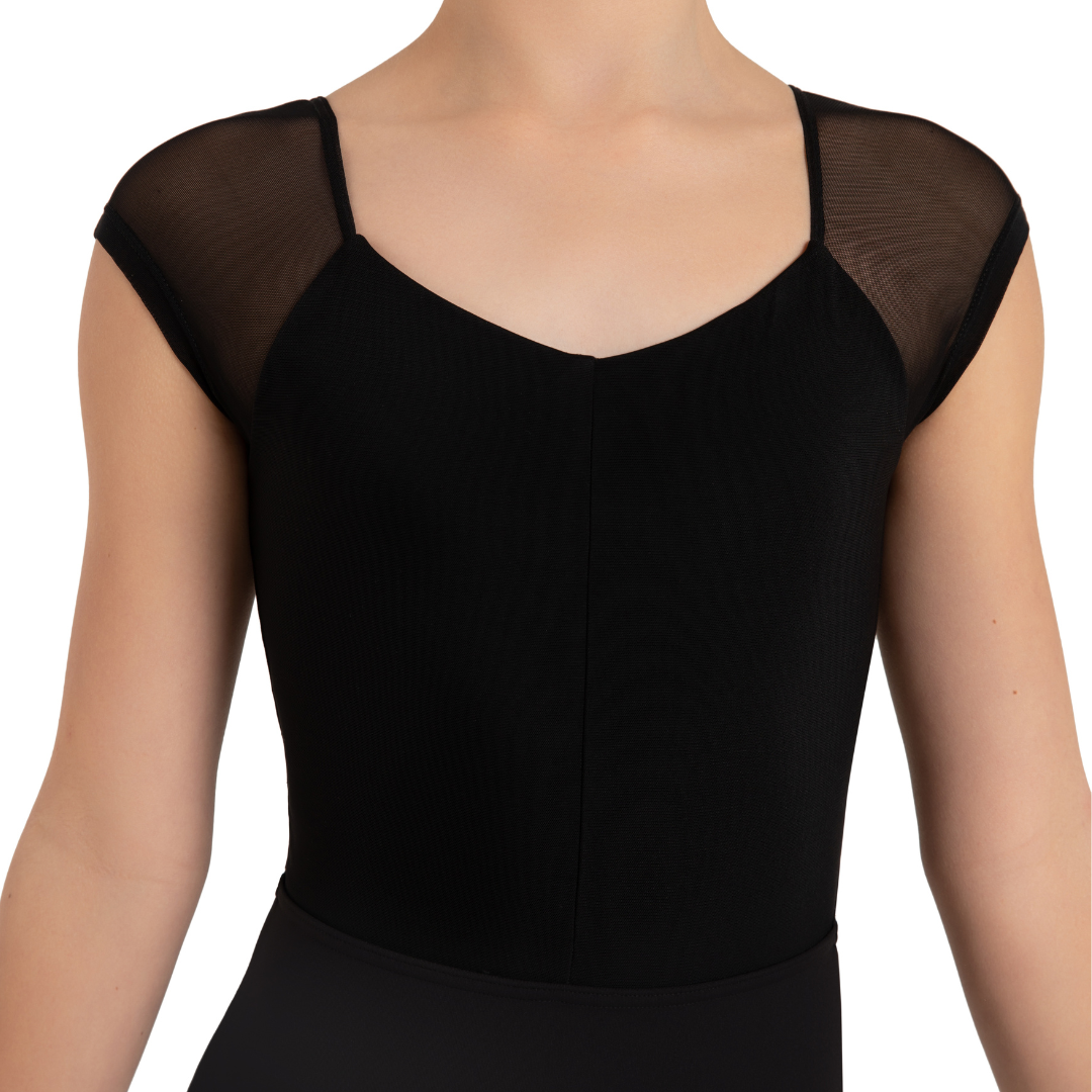 Capezio 12167C-Child Rainbow Leotard-BLACK