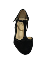 Merlet NALOA3-1404-001-Soulier de Danse 2.5" Semelle Suede Chèvre Velours-NOIR