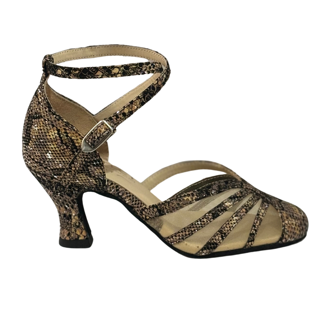 Merlet CHICA-1497-001-Soulier de Danse Semelle Suede 2.5" Cuir Ivar