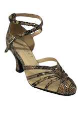 Merlet CHICA-1497-001-Soulier de Danse Semelle Suede 2.5" Cuir Ivar