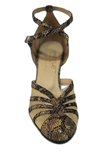 Merlet CHICA-1497-001-Soulier de Danse Semelle Suede 2.5" Cuir Ivar