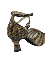 Merlet CHICA-1497-001-Soulier de Danse Semelle Suede 2.5" Cuir Ivar