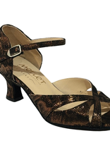 Merlet KALIS-1948-150-Ballroom Shoes 2'' Suede Sole Isola Leather-BRONZE