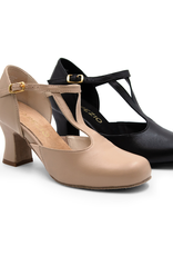 Capezio 849-Shanel Broadway Character Shoe 2.5" Suede Sole