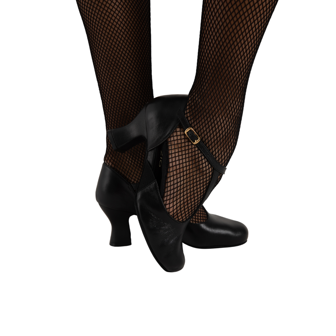 Capezio 849-Shanel Chaussure de Caractère Broadway 2.5" Semelle Suede