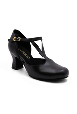 Capezio 849-Shanel Broadway Character Shoe 2.5" Suede Sole