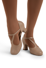 Capezio 849-Shanel Broadway Character Shoe 2.5" Suede Sole