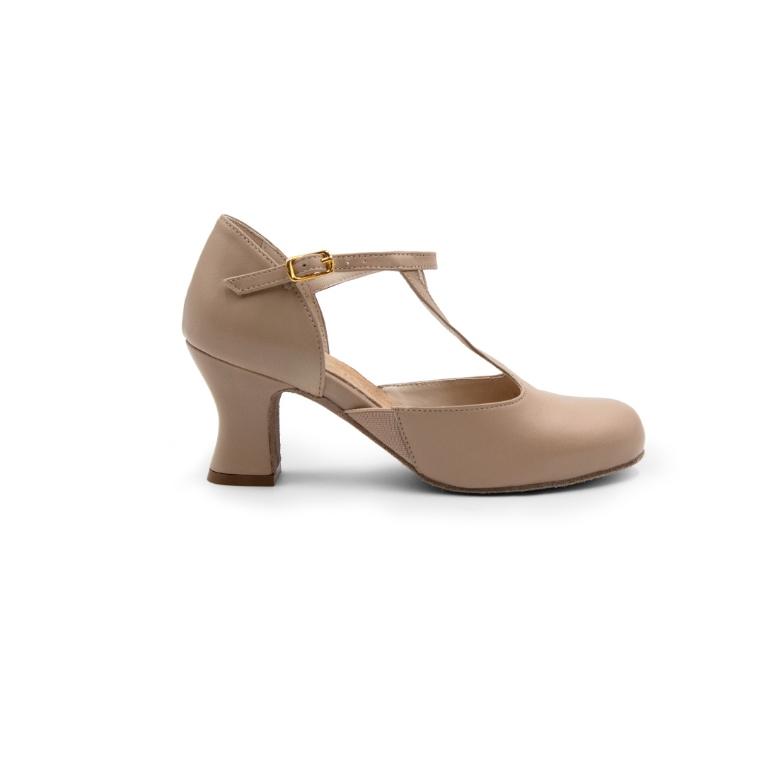 Capezio 849-Shanel Broadway Character Shoe 2.5" Suede Sole