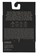 Capezio F6001U-Varsity Crew Sock