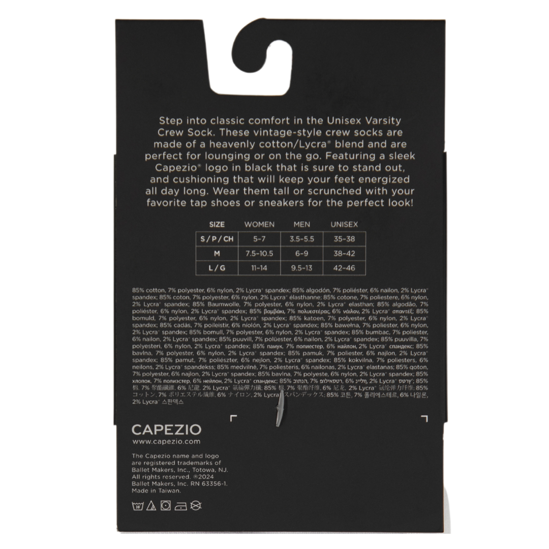 Capezio F6001U-Chaussette d'Équipe