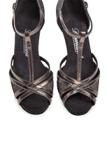 Diamant 205-077-656-Soulier de Danse  2" Semelle Suede SYNTH. BRONZE  / BRONZE BROCADE