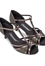 Diamant 205-077-656-Soulier de Danse  2" Semelle Suede SYNTH. BRONZE  / BRONZE BROCADE