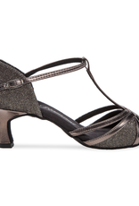 Diamant 205-077-656-Soulier de Danse  2" Semelle Suede SYNTH. BRONZE  / BRONZE BROCADE