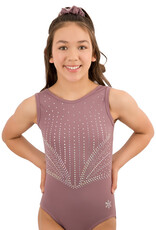 Snowflake Designs PARA-Paradise Gymnastics Leotard-CHAMPAGNE