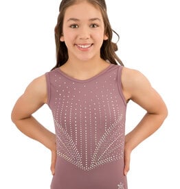 Snowflake Designs PARA-Paradise Leotard de Gymnastique-CHAMPAGNE