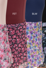 Capezio 12186W-Adult Printed Mesh Wrap Skirt