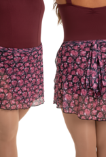 Capezio 12186W-Adult Printed Mesh Wrap Skirt