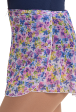 Capezio 12186W-Adult Printed Mesh Wrap Skirt