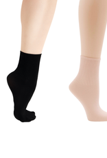 Capezio BG022C-Child Ribbed Dance Sock Large (Age 8-12)