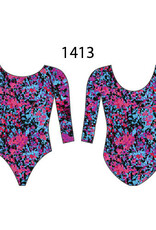 MotionWear 1413-301-3/4 Sleeve Gym Leotard-WATERLOO